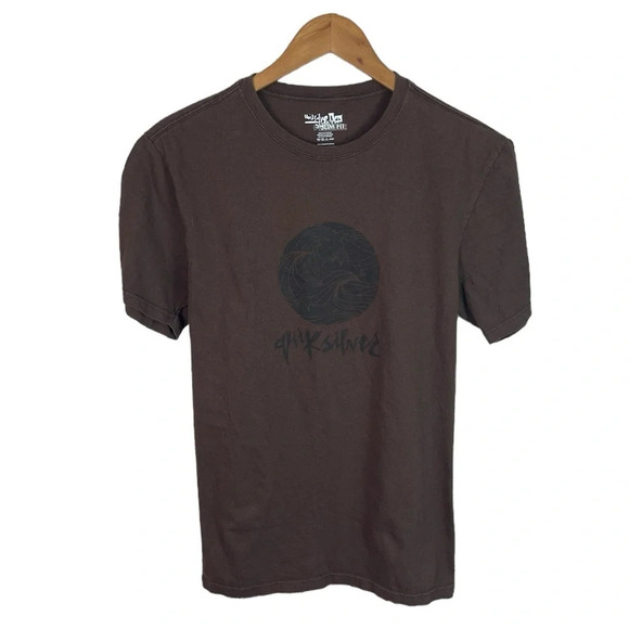 TS67 Mens QuickSilver Slim Fit Surfer Graphic T Shirt M - Picture 1 of 4